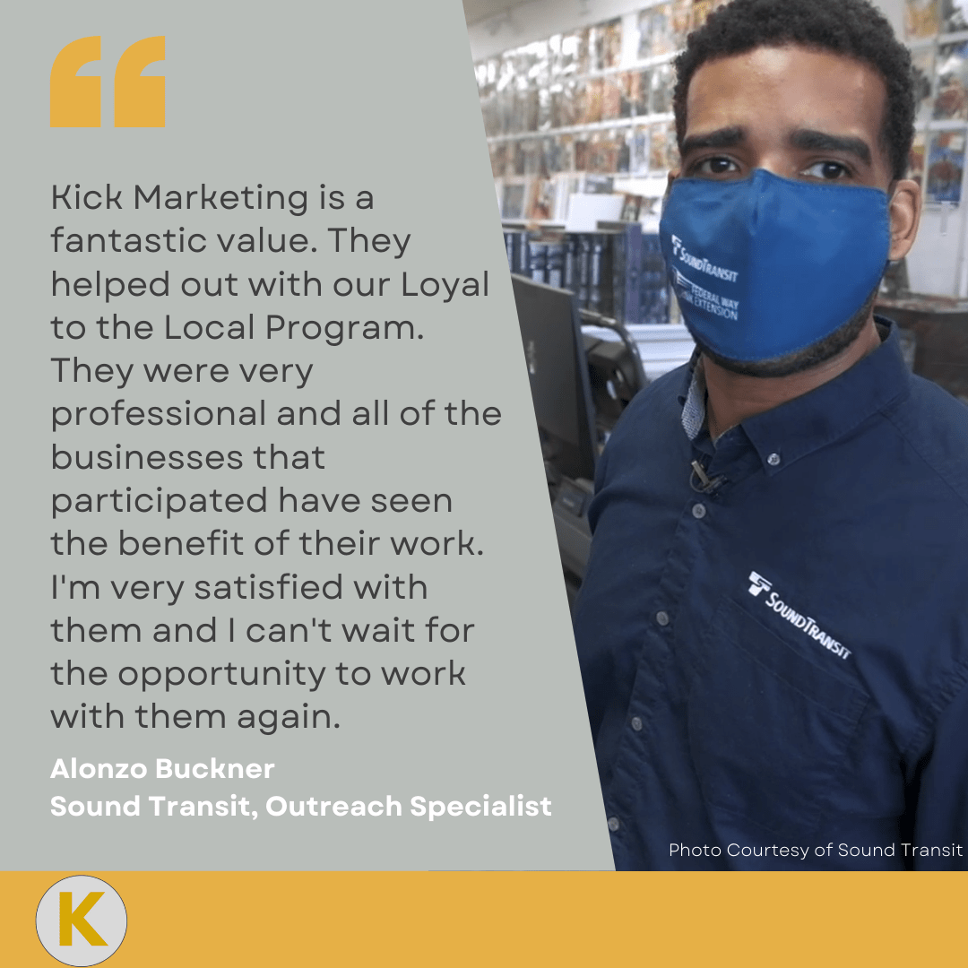 Kick Marketing is a fantastic value. They helped out with our Loyal to the Local Program. They were very professional and all of the businesses that participate